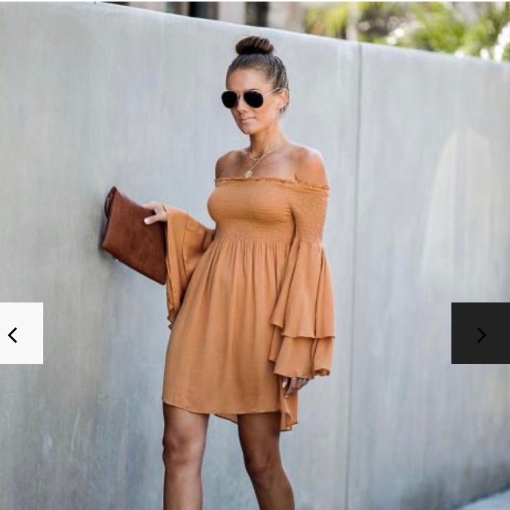 Off the shoulder dress